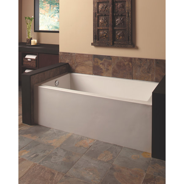 Clarke Products Sparta 60" x 30" Alcove Soaking Bathtub & Reviews Wayfair